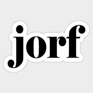 jorf Sticker